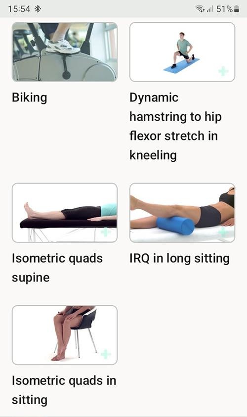 Rectus-femoris-Tendinopathie Übungsprogramm